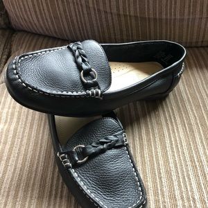Faded Glory loafers, size 9 leather uppers